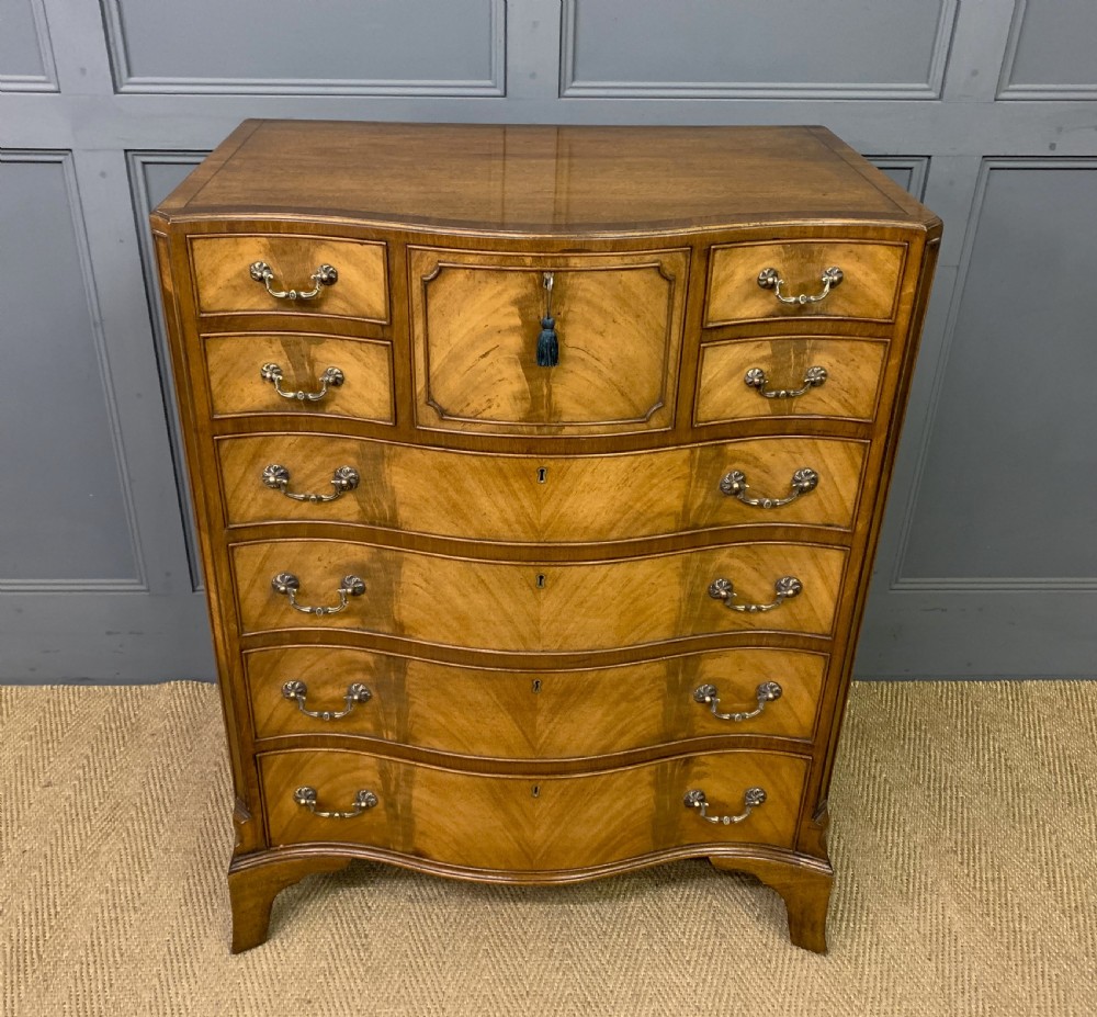 Maple & Co Serpentine Fronted Chest of Drawers View II