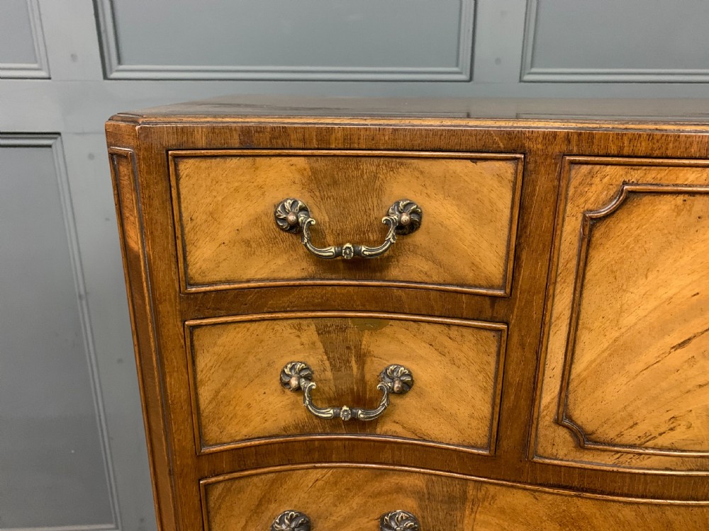 Maple & Co Serpentine Fronted Chest of Drawers View V
