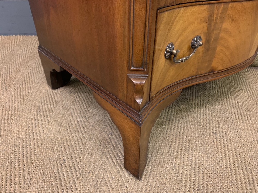 Maple & Co Serpentine Fronted Chest of Drawers View XI