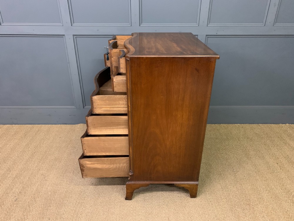 Maple & Co Serpentine Fronted Chest of Drawers View XV