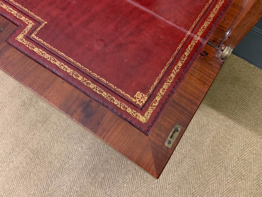 Regency Mahogany Secretaire Cabinet View XI