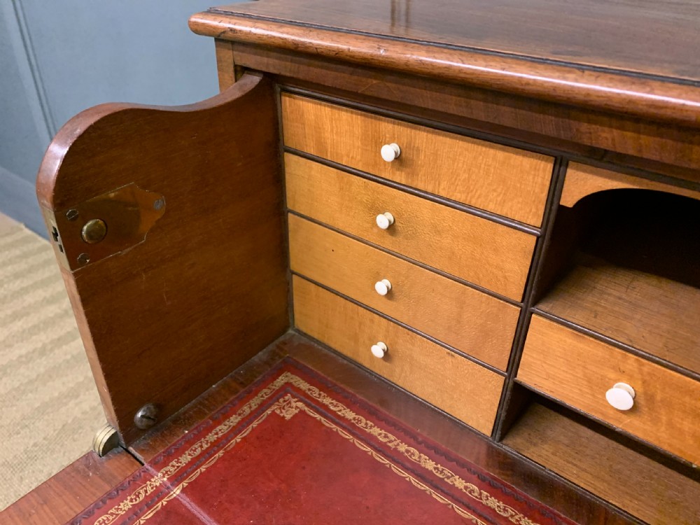 Regency Mahogany Secretaire Cabinet View XIV