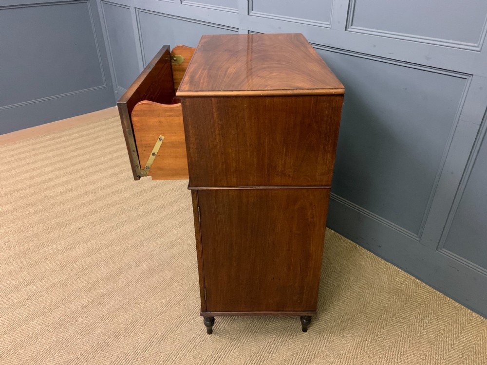 Regency Mahogany Secretaire Cabinet View XXII