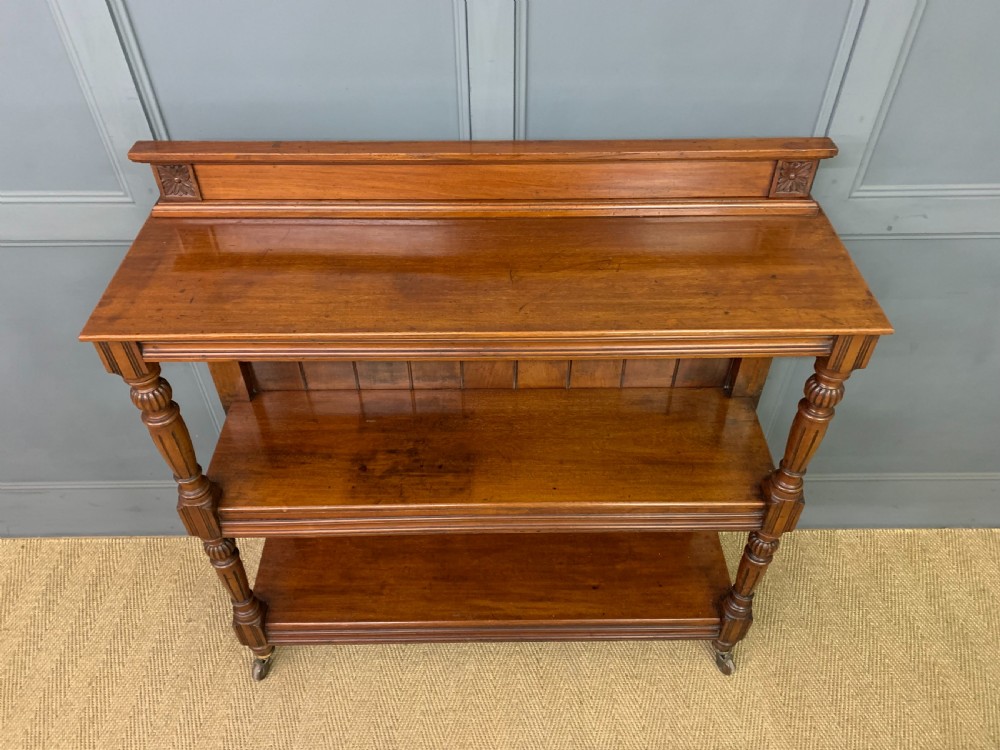 Victorian Walnut Whatnot View IV