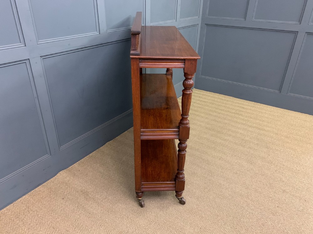 Victorian Walnut Whatnot View IX