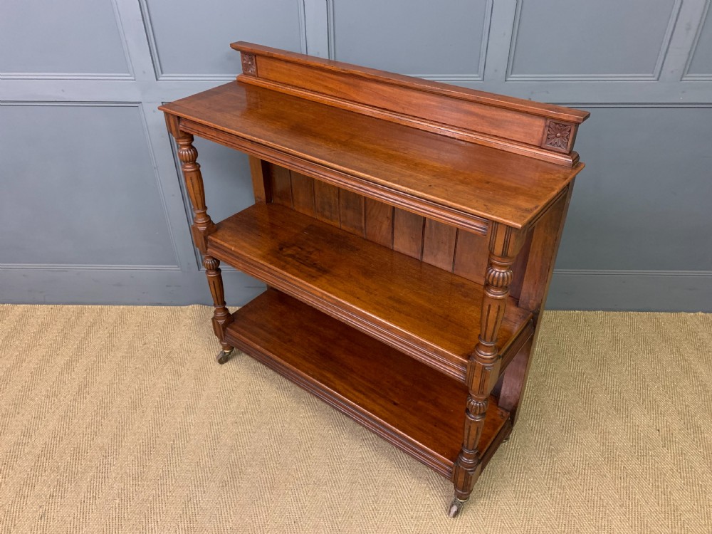 Victorian Walnut Whatnot View X