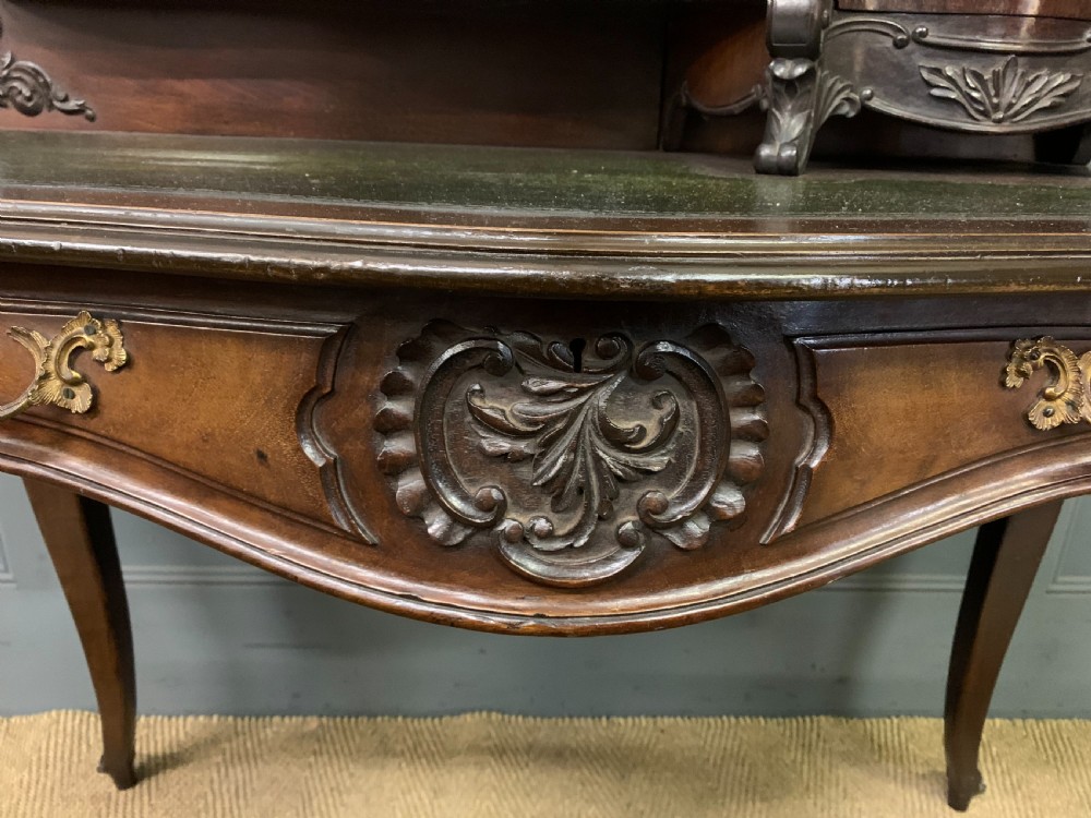 Carved Mahogany Bonheur Du Jour View V