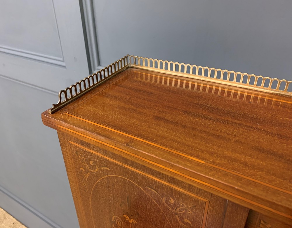 Inlaid Mahogany Bonheur Du Jour by Jas Shoolbred and Co. View IX