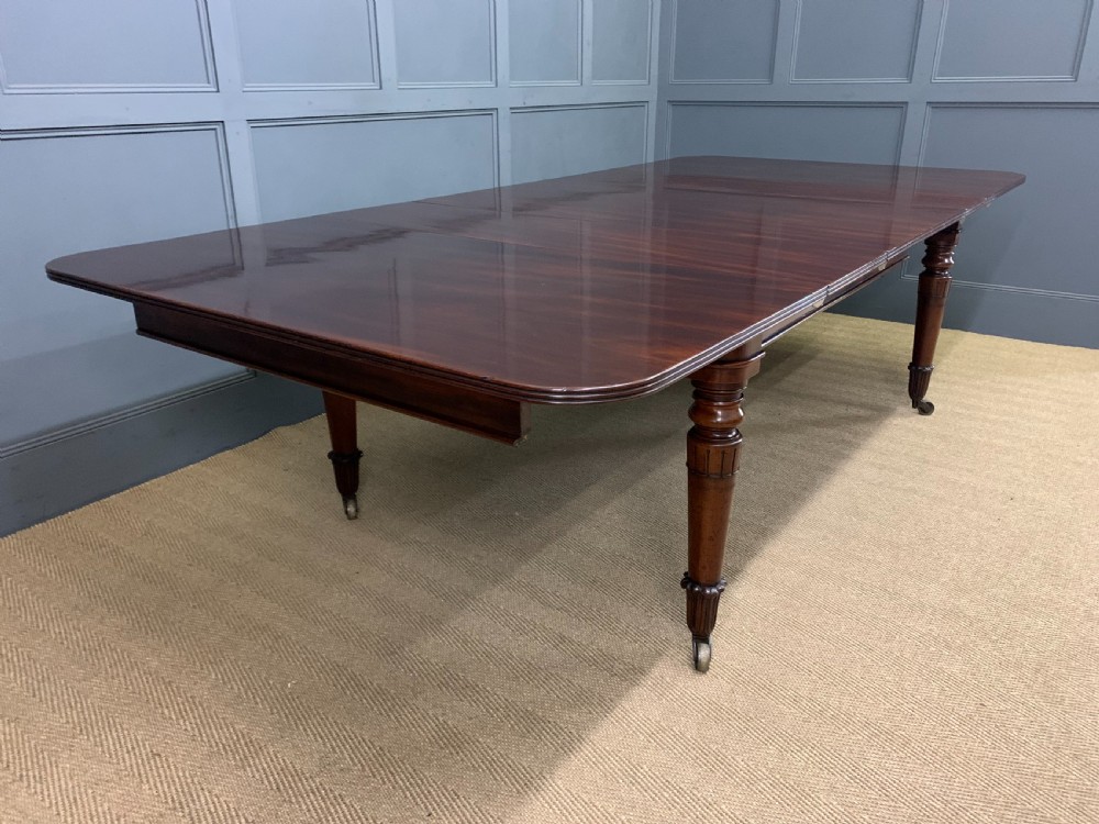 George IV Mahogany Extending Dining Table View IX