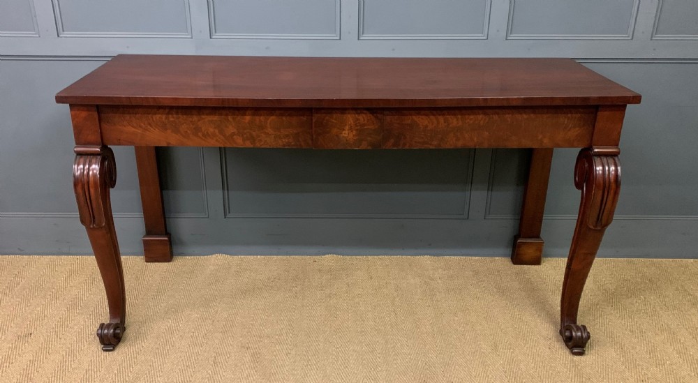 Large Regency Period Mahogany Serving Table View II