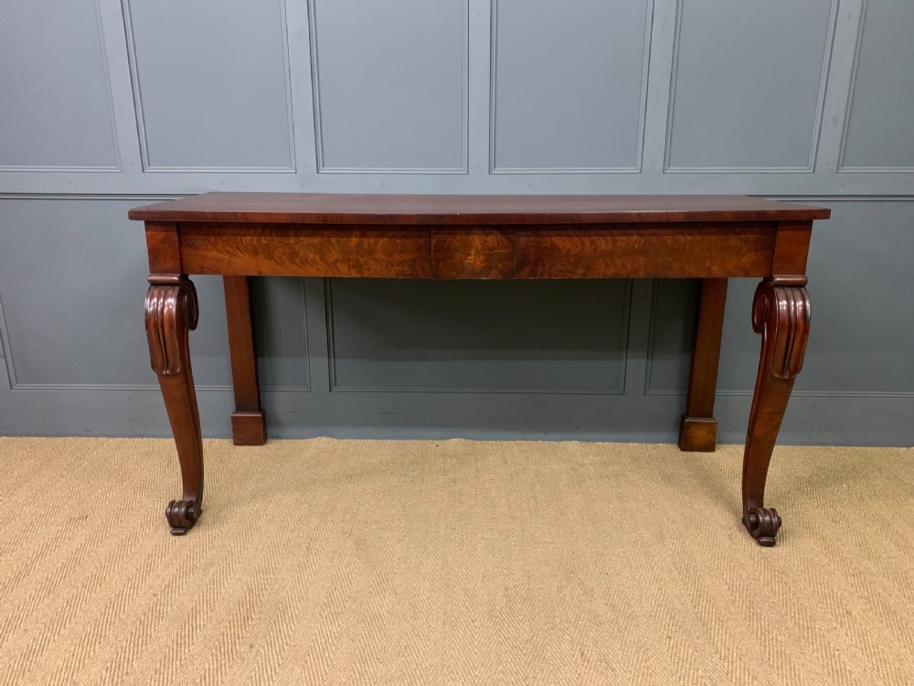 Large Regency Period Mahogany Serving Table View III