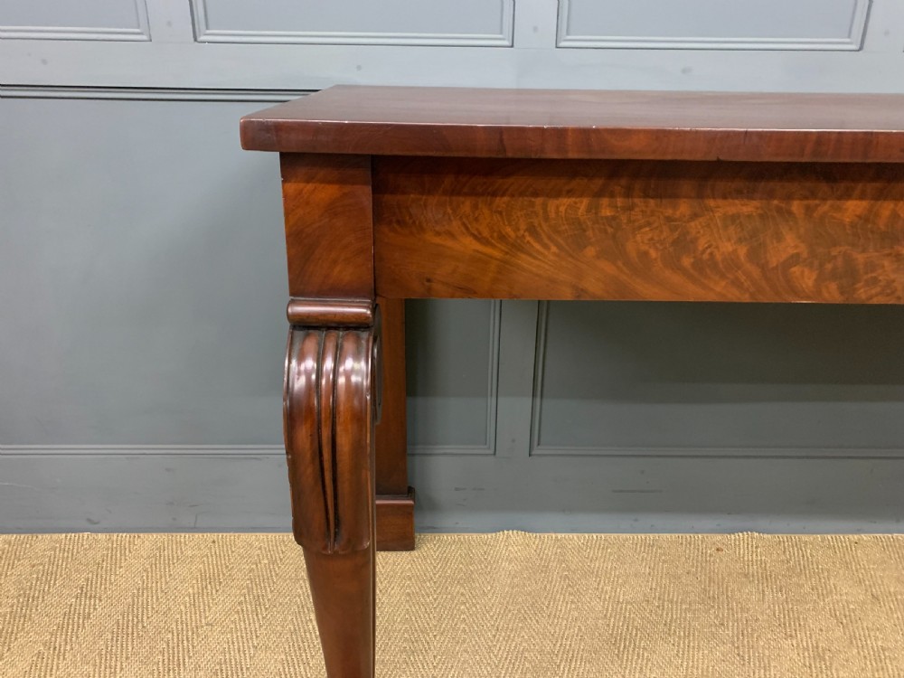 Large Regency Period Mahogany Serving Table View V