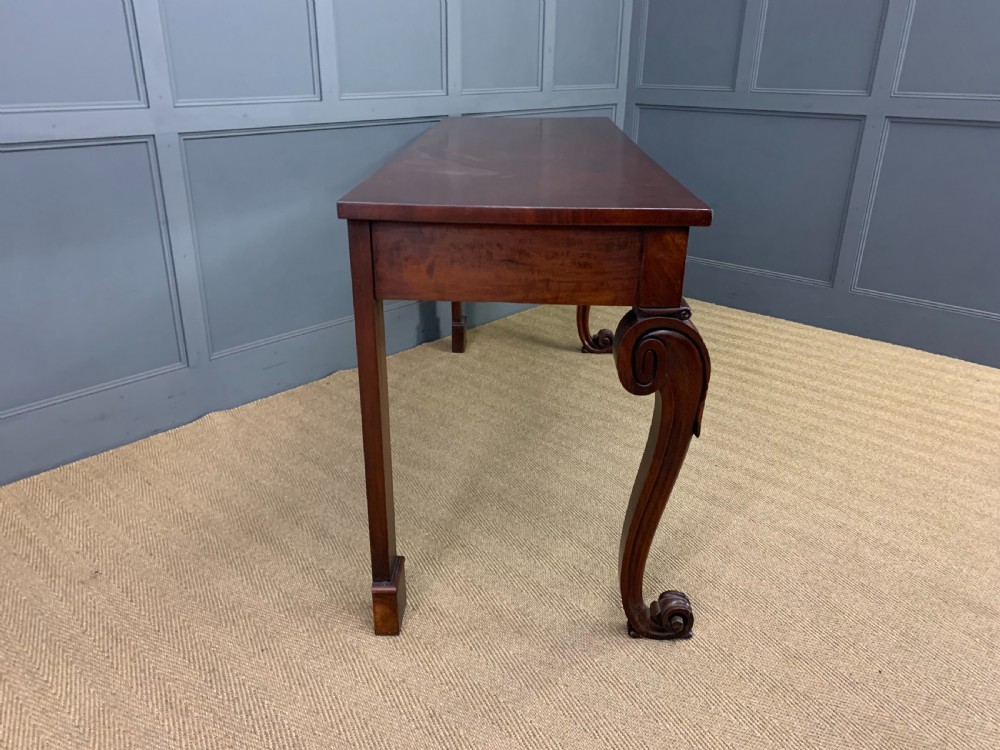 Large Regency Period Mahogany Serving Table View X
