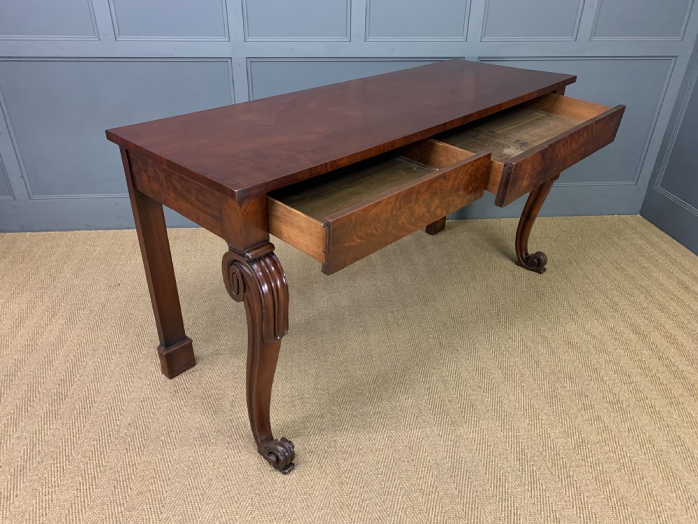 Large Regency Period Mahogany Serving Table View XV