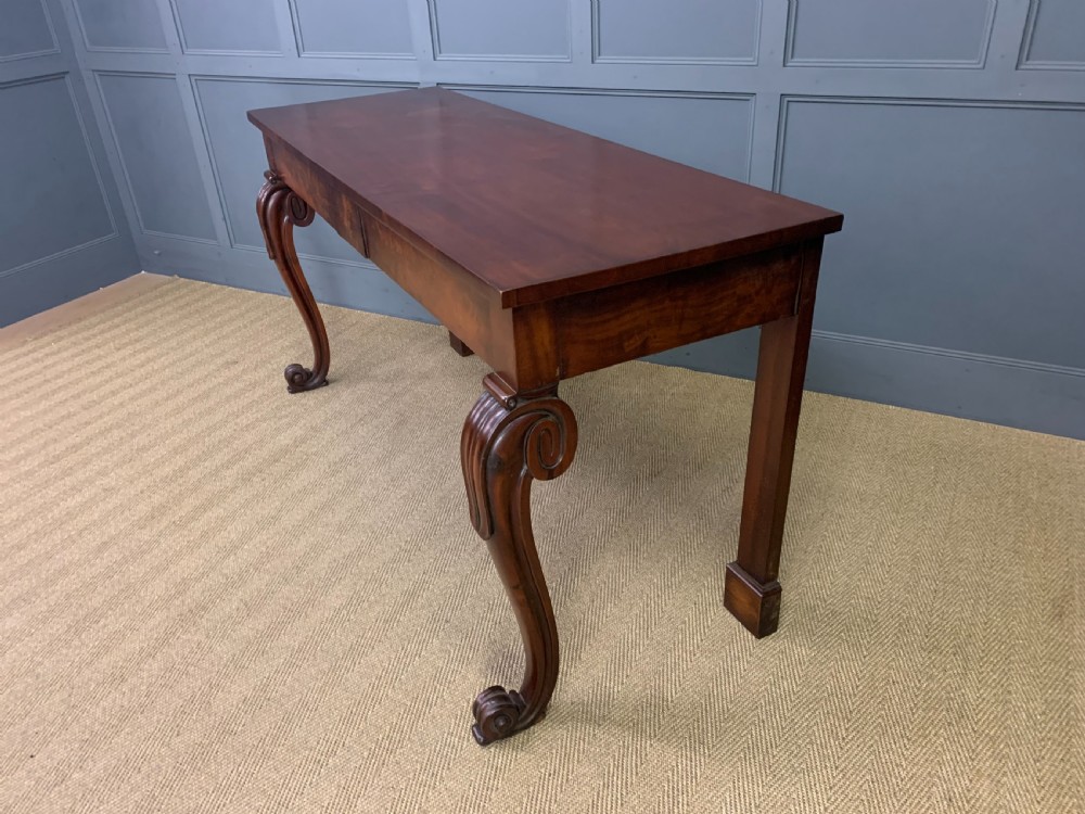 Large Regency Period Mahogany Serving Table View XVII