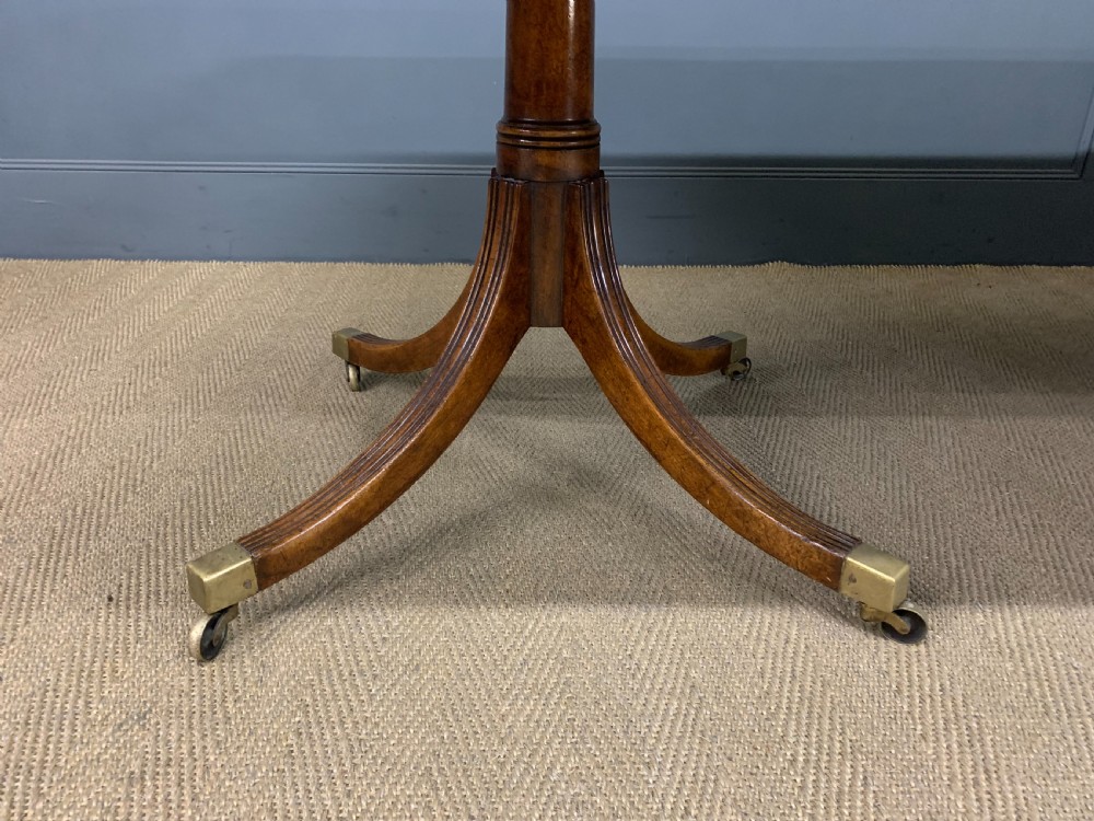 Mahogany Twin Pillar Dining Table View IV