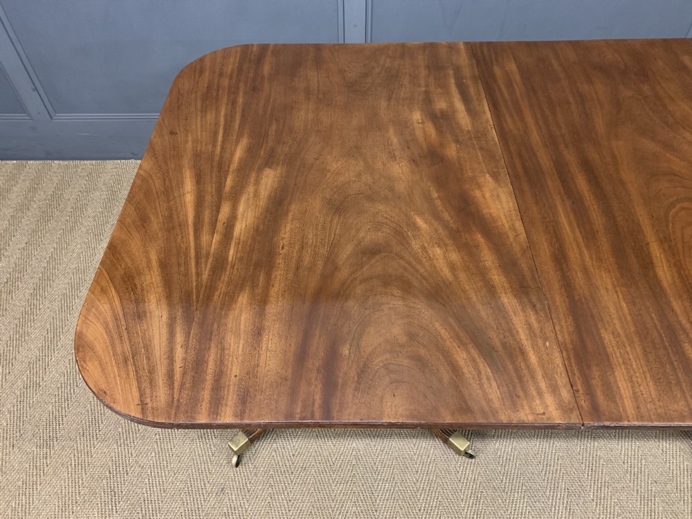 Mahogany Twin Pillar Dining Table View VI