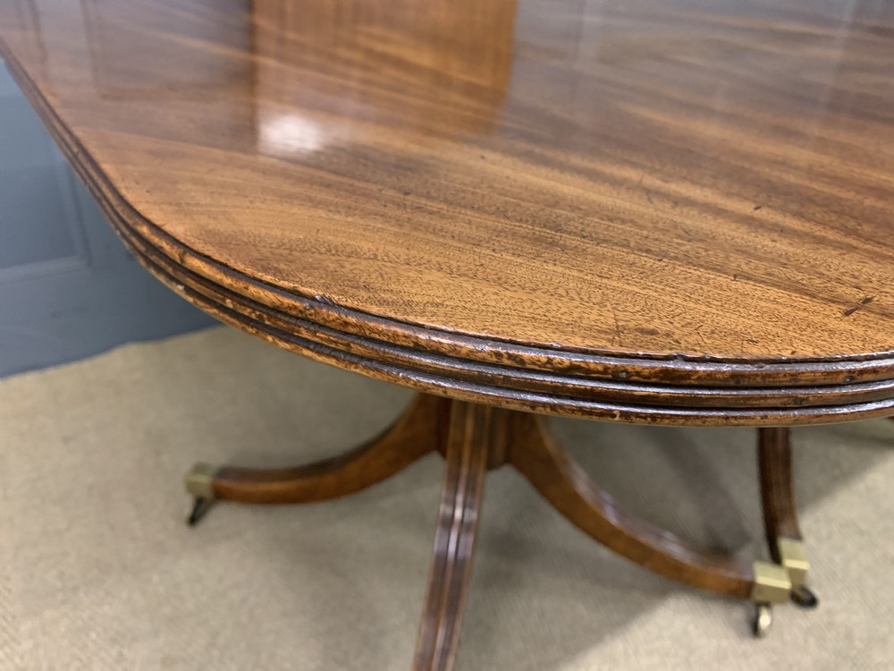Mahogany Twin Pillar Dining Table View XIV