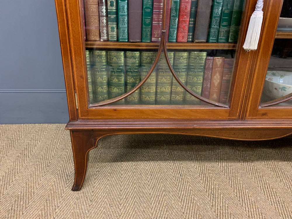 Inlaid Mahogany Bookcase by Maple & Co. View XIII