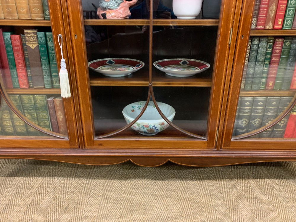 Inlaid Mahogany Bookcase by Maple & Co. View XIV