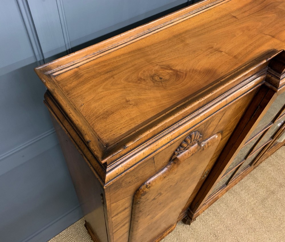 Large Burr Walnut Bookcase View XI