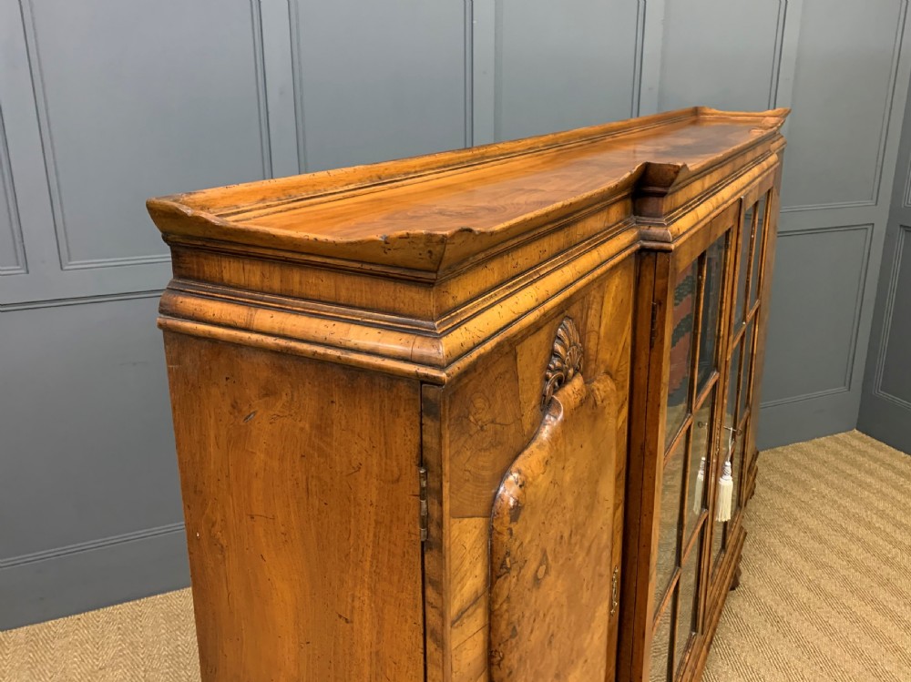 Large Burr Walnut Bookcase View XXI