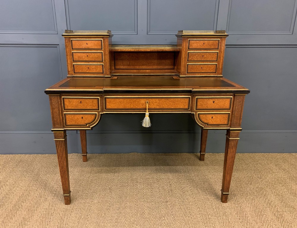 19th Century Amboyna Writing Desk View III