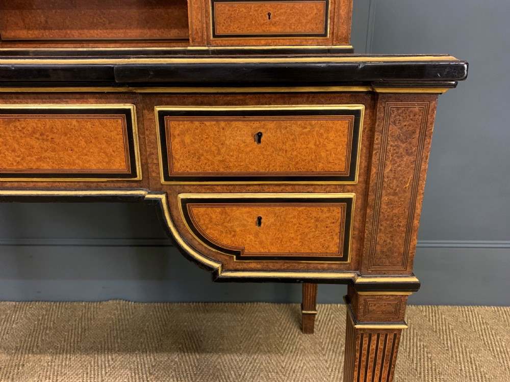 19th Century Amboyna Writing Desk View IV