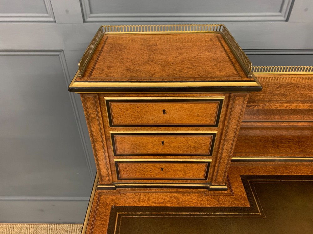19th Century Amboyna Writing Desk View VII