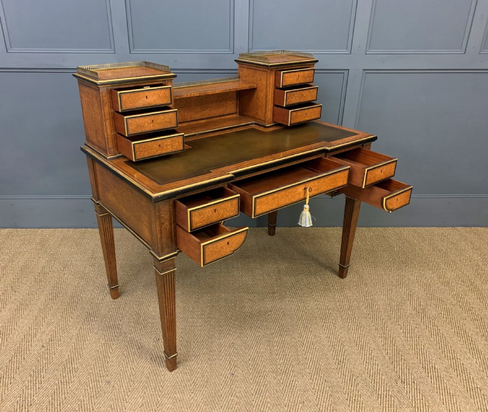 19th Century Amboyna Writing Desk View X