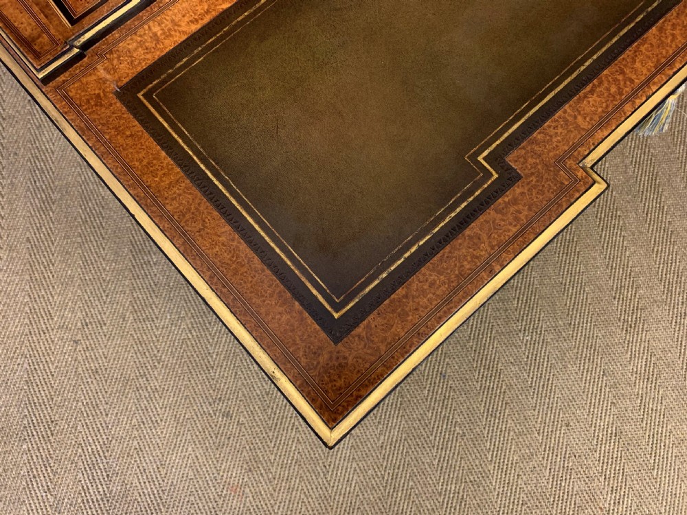 19th Century Amboyna Writing Desk View XV