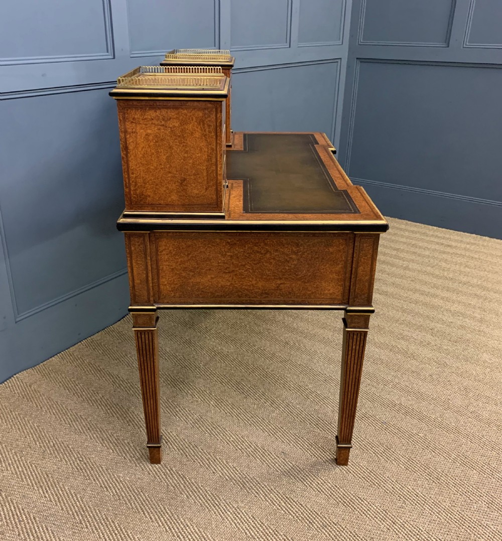 19th Century Amboyna Writing Desk View XVI