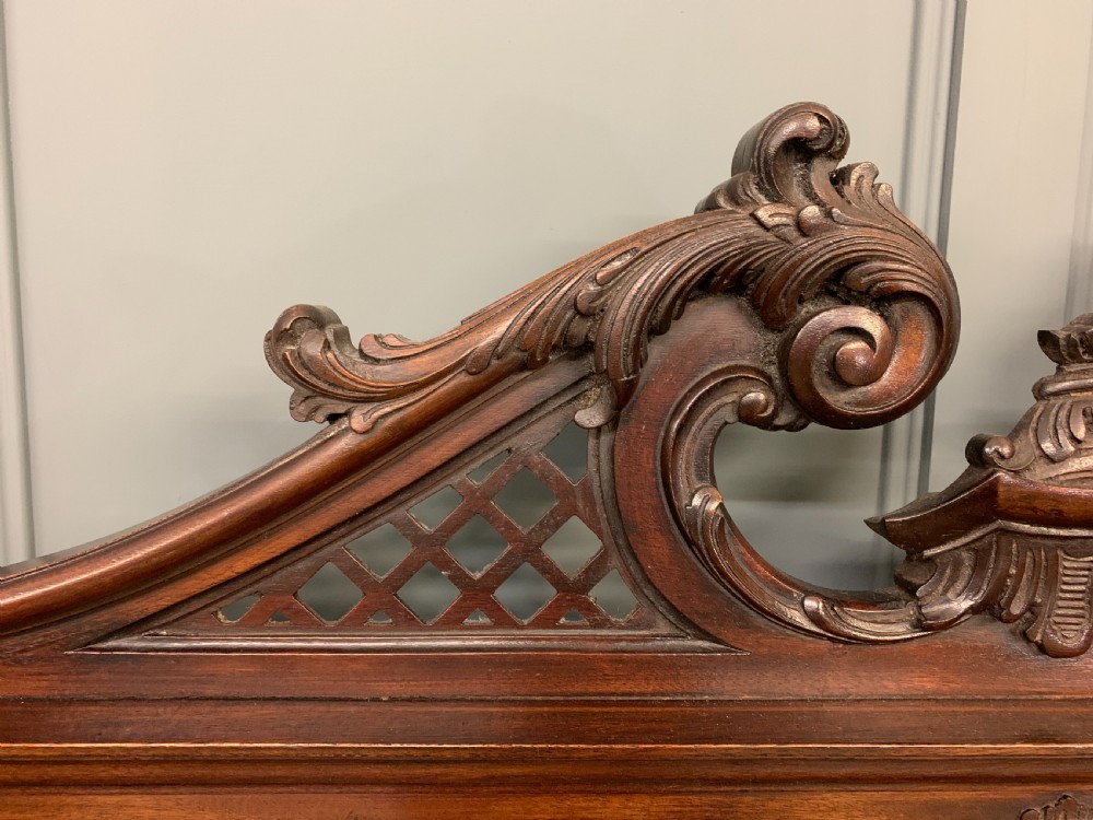 Late Victorian Carved Mahogany Chiffonier View III