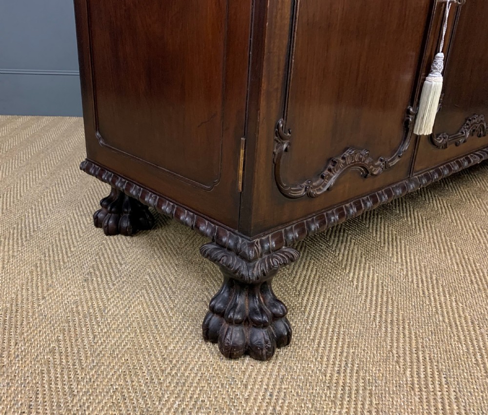 Late Victorian Carved Mahogany Chiffonier View XII