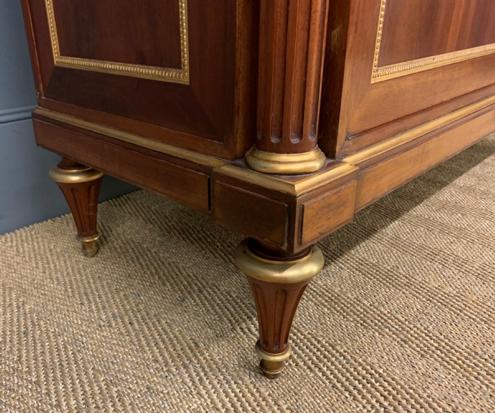 Superb Pair of Mahogany Cabinets by Rinck of Paris View IX