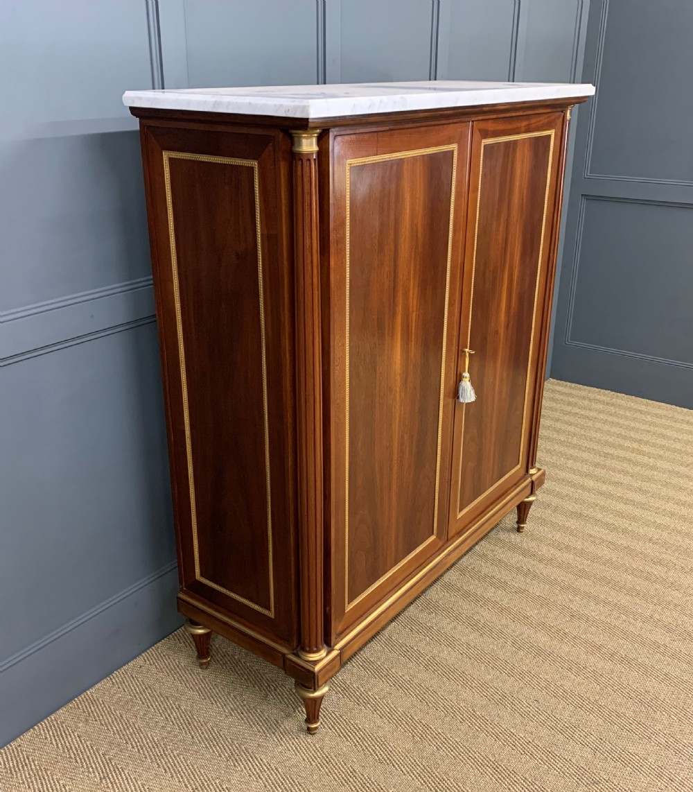 Superb Pair of Mahogany Cabinets by Rinck of Paris View XII
