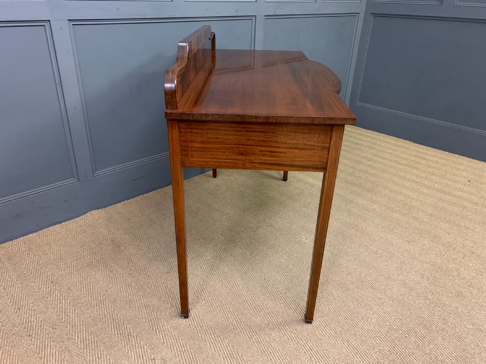 Sheraton Revival Inlaid Mahogany Side Table View XIII