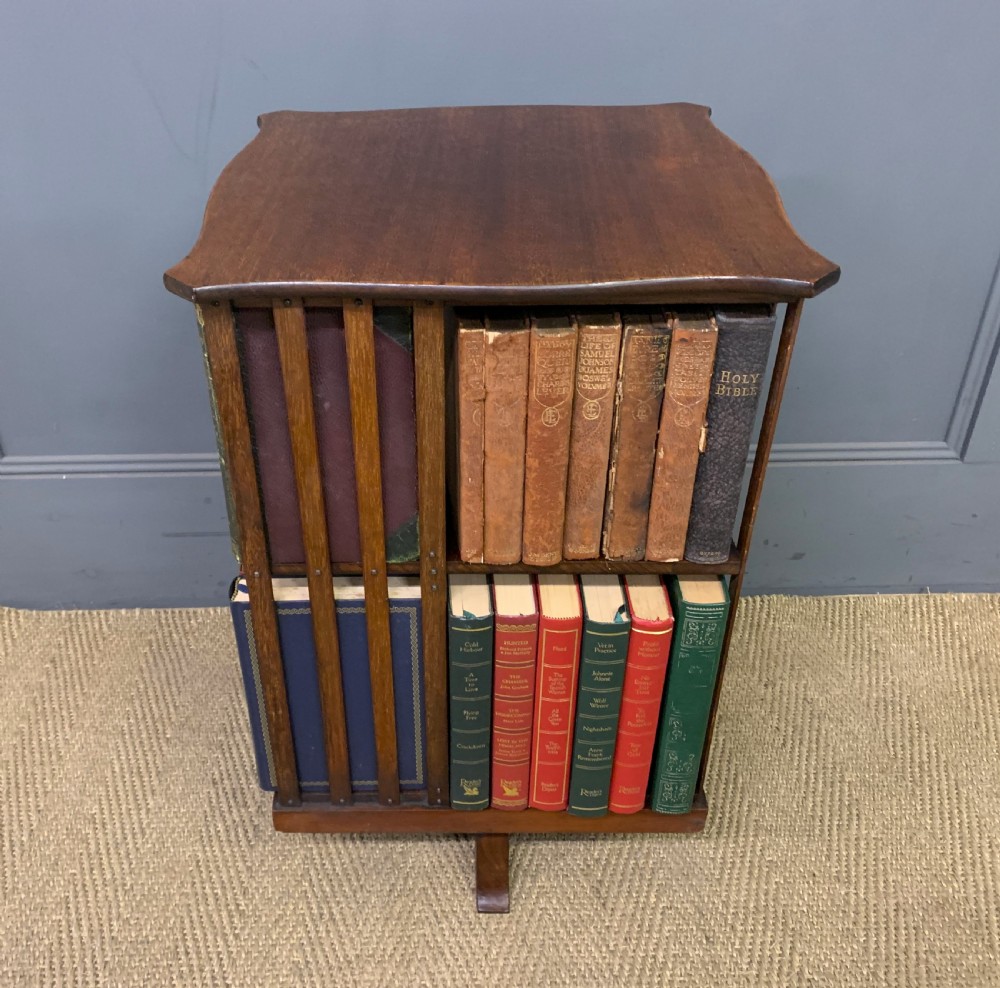 Mahogany Revolving Bookcase View II