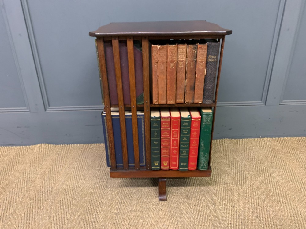 Mahogany Revolving Bookcase View III