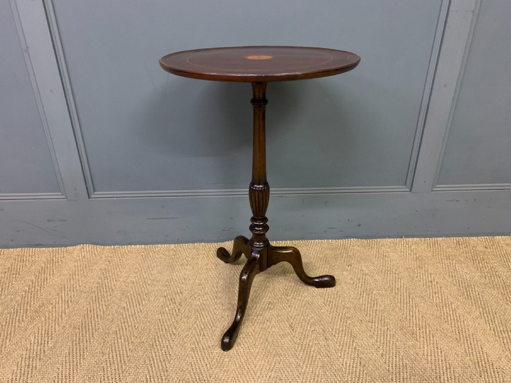 Edwardian Inlaid Mahogany Wine Table View II