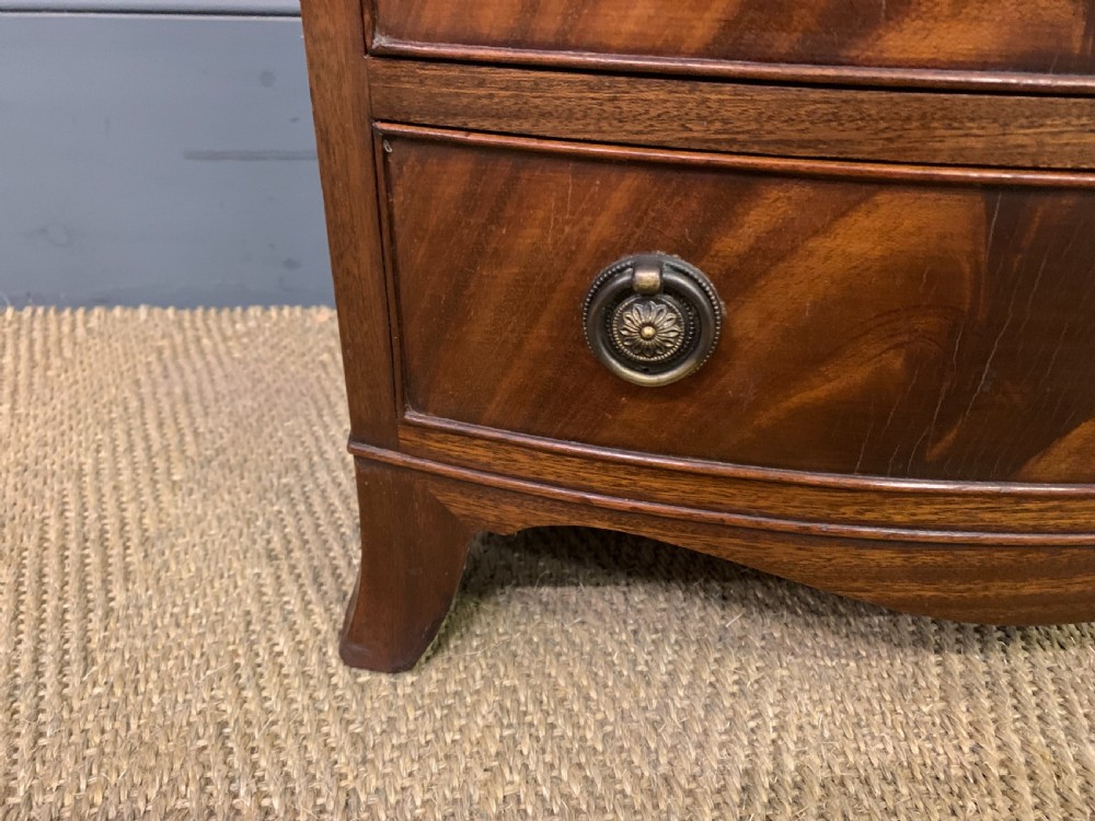 Edwardian Flame Mahogany Miniature Chest View IV