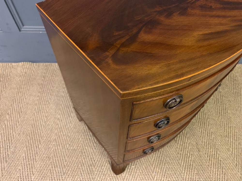 Edwardian Flame Mahogany Miniature Chest View IX