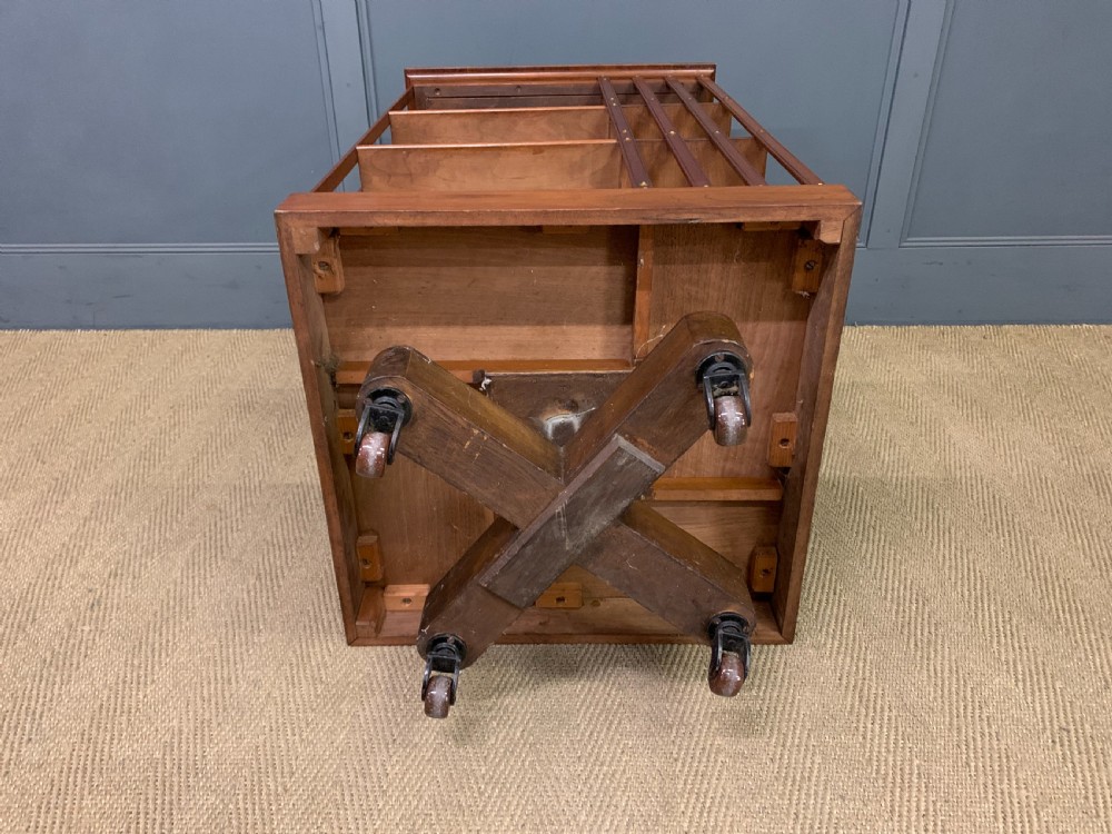 Large Sized 3 Tier Walnut Revolving Bookcase View IX