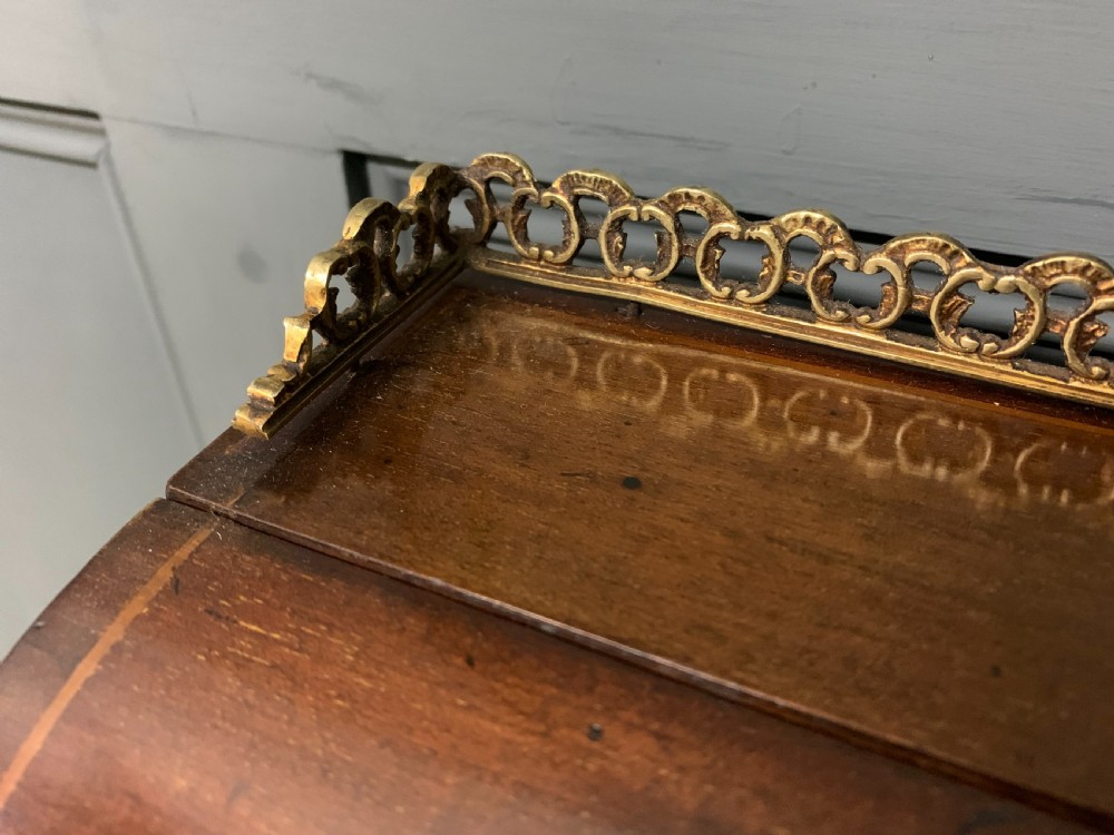 Edwardian Inlaid Mahogany Writing Desk View VI