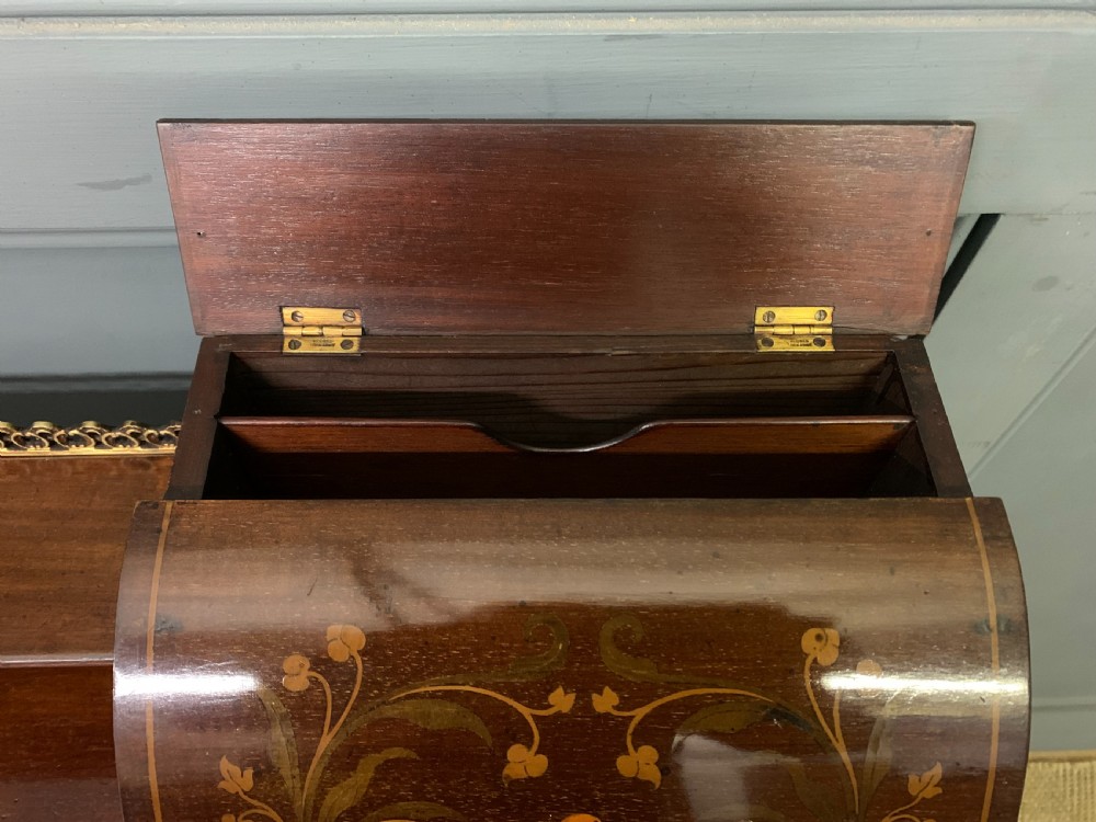 Edwardian Inlaid Mahogany Writing Desk View VII