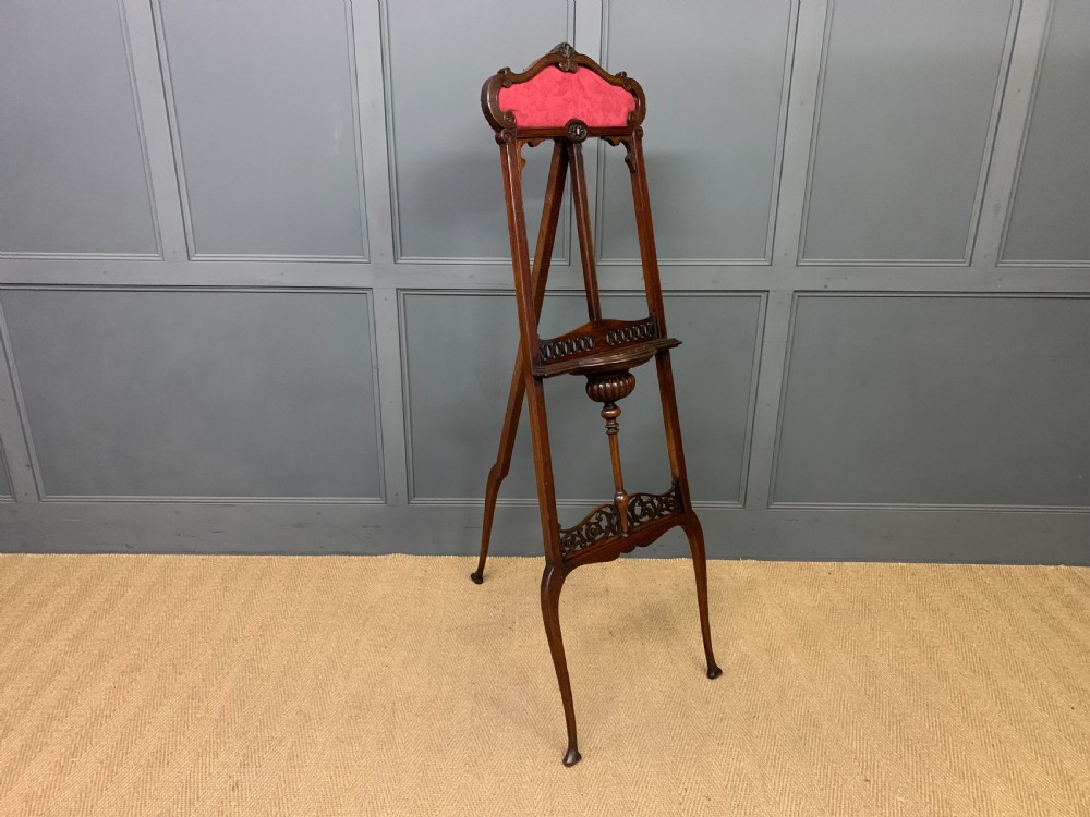 Victorian Mahogany Artists Easel View VI