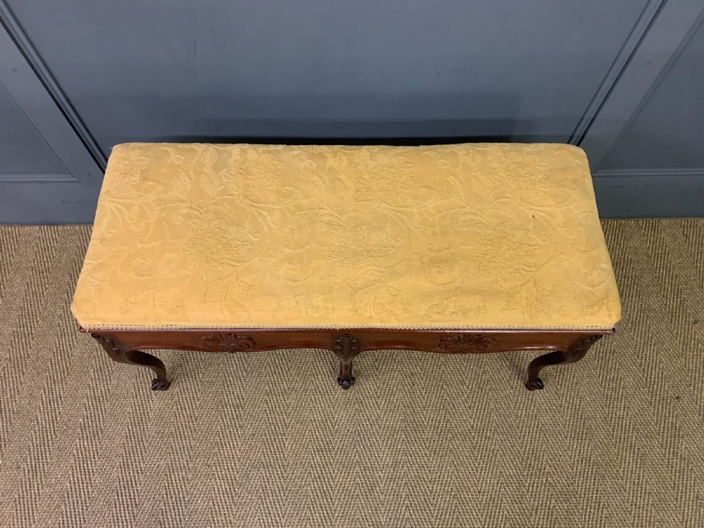 Rococo Style Mahogany Duet Stool View IV
