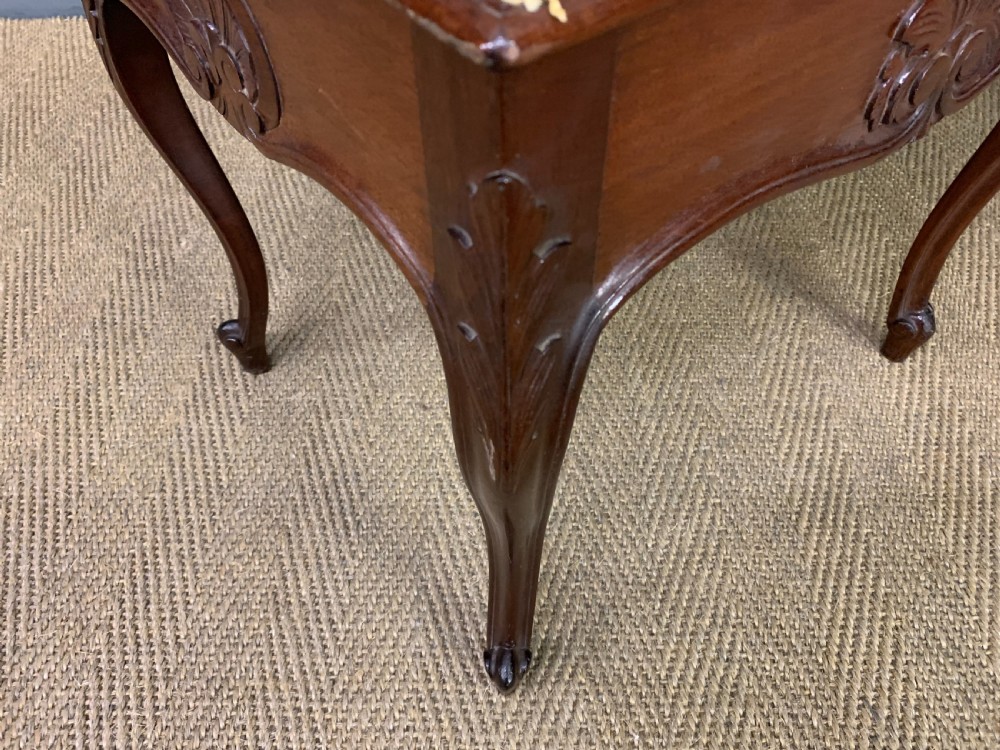 Rococo Style Mahogany Duet Stool View VIII