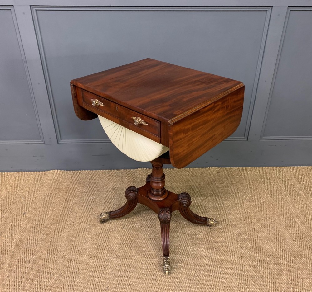 Regency Period Mahogany Work Table