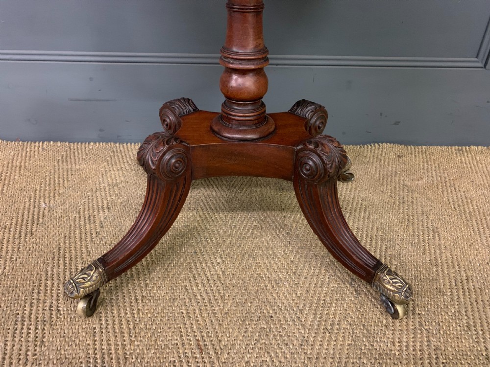 Regency Period Mahogany Work Table View V